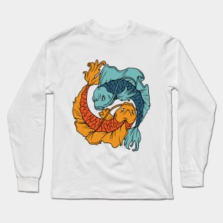 Koi YinYang Long Sleeve T-Shirt